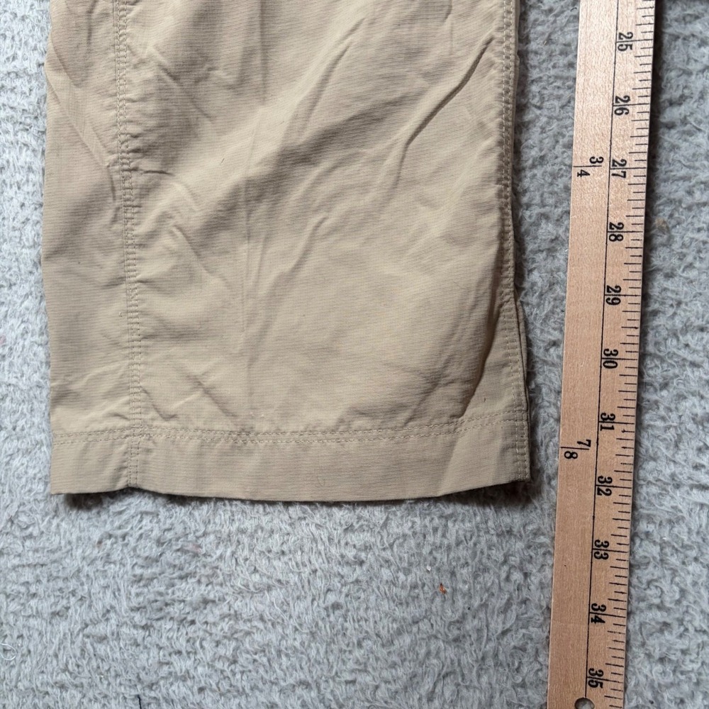 The North Face Mens Cargo Hiking Trail Pants Tan Khaki Nylon Sz Large Long 36x32 - Picture 5 of 10